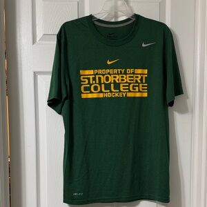 Nike Green St. Norbert College Hockey Tee